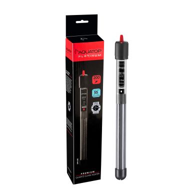 AQUATOP 200W Quartz Platinum Heater, Fully Submersible for 40-60 Gallons Fish Tanks, QPH-200